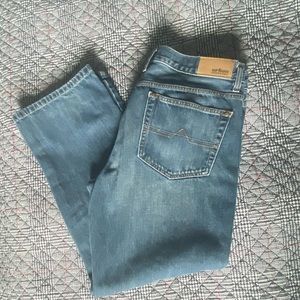 Men’s urban pipeline slim straight denim jeans